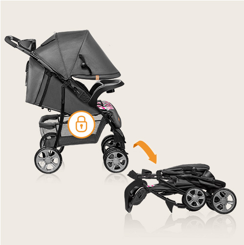 Lionelo Emma Plus Pink Scandi — Buggy